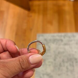 Elegant Gold and Silver ring